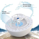 Mini Ultrasonic Dishwasher Automatic USB Electric Lazy Washing Cleaning Dishwasher Portable Fruit Ve