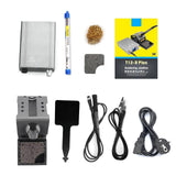 (European regulations) T 12 72W Intelligent Thermostatic Rework Solder Station Repair Welding Tool LED Digital Display Soldering Station