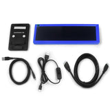 (Blue) 8.8in Computer Temperature Displays Status View for Multiple System, Convenient Design  Blue