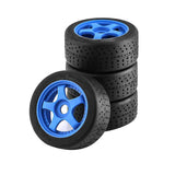 4pcs Wheel Rubber Tire For Arrma 1/7 Infract 6s F1 Less Rc Car,