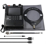 DP-666 Radio High Sensitivity TEF6686 Full Band FM AM LW MW SW Shortwave ESP32 RDS 2.8 Inch IPS Touch Screen Black