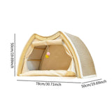 Cat Scratcher Bed Small Ball Sleeping Training Resting with Cushion C