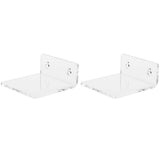 2025 Latest Model 2PCS Acrylic Display Rack Wall Mounted Floating Shelf for
