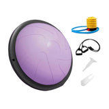 (Purple) Balance Ball Balance Trainer for Full Body Workouts Dance Home Gym Equipment Gray