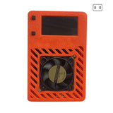 (orange color) State Of Art NerdAxe BM1366 Miners Providing Exceptional Performances and Low Power Consumption  orange color