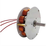 Mini Generator Wind Power Hand Crank Generator Motor 24V Strong Magnetic Low Speed Power Generator Iron Core Generator