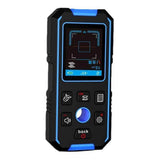-518 Metal Detector LCD Display Wall Scanner with Positioning Hole for AC Live Cable Wires Metal Wood Stud Find