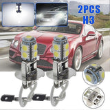 2025 Latest Model 2X H3 LED 6V Car Light Fog DRL Driving Lamp Flashlight Torches