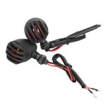 2025 Latest Model Pair Motorcycle Turn Signal Light with Grill Cover 3 Wires