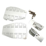 Motorcycle Cruise Enlarged Pedal Anti Slip Foot Pedal Special for Rebel 1100 1100 2021- Large & Wide Silver