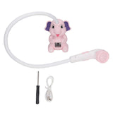Baby Bath Shower Head with Thermometer Animal Shaped IPX7 Waterproof Flexible Hose Water Spray Toy Type 3