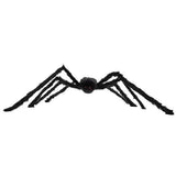 Halloween Party Prop House Decoration Black Simulated Stuffed Spider Trick-playing Toy(90cm )