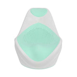 Foldable Soft TPE Baby Bath Support Safe PP Ergonomic Round Hole Hollow Infant Bathtub Holder Rack Green