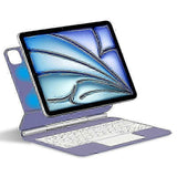 For iPad Air 13 (2024) (M2) Floating Magnetic Case Bluetooth Keyboard with Multi-Touch Trackpad - Gr