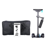 YELANGU S60T Carbon Fiber Handheld Stabilizer with Quick Release Plate for DSLR Cameras(Black)