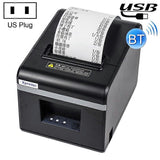 (Style 3) Xprinter N160II USB+Bluetooth Interface 80mm 160mm/s Automatic Thermal Receipt Printer, EU Plug