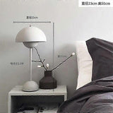 (Large Frosted White) 2023 New Denmark Bud Table Lamp Retro Table Lamp American Style Desk Lamp Charging Lamp Touch Nordic Decoration Table Lamp