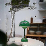 (Signal Green) 2023 New Denmark Bud Table Lamp Retro Table Lamp American Style Desk Lamp Charging Lamp Touch Nordic Decoration Table Lamp
