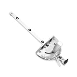 Precision Miter Gauge, Table Saw Miter Gauge With 120 Angled Ends And A Repetitive Cut Flip Stop Fo