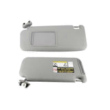 1pair Gray Sunvisor Cover 74320-42501-a1 74320-42501- For 2005-2013 Car Sunshade 7432042501