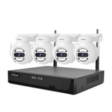 (US Plug) SriHome NVS001E-IPC047 Ultra HD 4 Channel WiFi Network Video Recorder Set