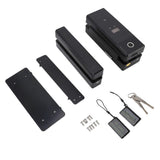 Glass Door Smart Lock Fingerprint Password Card Swiping WiFi Electronic Entry Lock with Key for Wooden Sliding Door