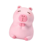(Pink) Capybara Piggy Bank Cute Money Saving Bank for Living Room Office Boys Girls Pink