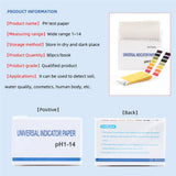 yieryi 20 set pH test strips 80 Strips Full PH Meter PH Controller 1-14st Indicator Litmus Paper Water Soilsting Kit