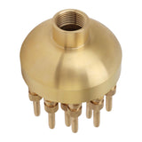 Fountain Nozzle Brass 3 Layers Adjustable Water Fountain Nozzle Spray Sprinkler for Garden Park Pond Pool Waterscape G1 Inch