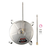 15 Inch Pressure Washer Surface Cleaner Professional 4000PSI Surface Cleaner with 4 Wheels 1/4inch Quick Connector