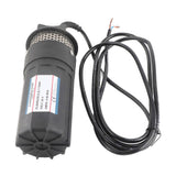 Solar Submersible Water Pump 230ft Lift 6.5L Deep Well Water Pump for Irrigation Pond DC 24V Black