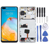 (Silver) COMPATIBLE OLED LCD Screen for Huawei P40 Digitizer Full Assembly with Frame