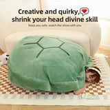 39 Inch Wearable Turtle Shell Pillow Funny Dress Up Giant Tortoise Plush Cushion Pillow Creative Gifts for Adult Kids Birthday Christmas Home Decor