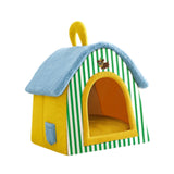 (M) Pet Sleeping Bed Comfortable Cat House for Puppy Cats and Small Dogs Outdoor S