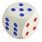 PU Slow Resilience Dice Stress Relief Toy Kid Blue White Red Soft Funny Squish Dice Anxiety Relief Toy