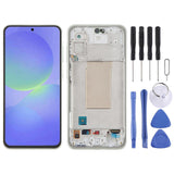 (Green) For Samsung Galaxy A36 SM-A366B COMPATIBLE LCD Screen Digitizer Full Assembly with Frame