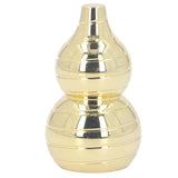 Gourd Shaped Metal Rotating Top Toy Aluminum Alloy Anxiety Reducer Long Lasting ADHD Desktop Gyroscope Gold