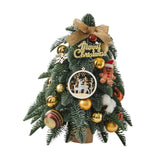 (Style E) Christmas Tree Ornament Crafts Holiday Party Landscape Christmas Tree Statue Style A