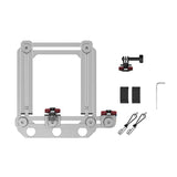 (Silver) Fence Mount for Sports Camera Shockproof Multipurpose for Recording Baseball Black