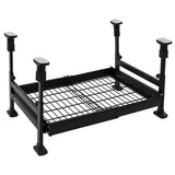 Pull Out Cabinet Organizer Heavy Duty Slide Out Shelves Sliding Drawer Storage For Pots Pans Black Large Single Layer