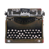 Retro Vintage Typewriter Decoration Sturdy Stylish Retro Typewriter Model Prop for Homes Living Rooms Studios Offices