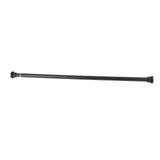 Black Tension Curtain Rod Stainless Steel Adjustable Telescopic Closet Rod for Hanging Clothes Black Diameter 2.5cm 90?160cm