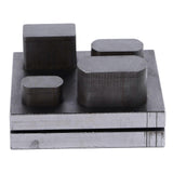 4 Holes Punch Die Disc Set Alloy Steel Irregular Disc Cutter Set Accurate Cutting Metal Puncher Tool for Jewelry