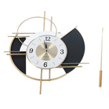 Nordic Swing Wall Clock Big Silent Non Ticking Decorative Wall Clock for Living Room Bedroom Home