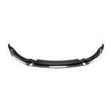 (Carbon Fiber Pattern) Front Bumper Lip Splitter Spoiler Car Exterior Decorative Cover for BMW Black