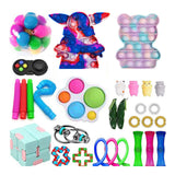 Popits Fidget Toys Push Bubble Fidget Sensory Toy Autism Special Needs Stress Reliever simple dimple игрушки для детей