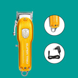 Metal housing Cordless Professional Hair Clipper Taper Lever Hair Cutting Machine Hair Trimmer For Men Electric Haircut Barber