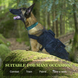 Dog Harness K9 Military Tactical Hound Nylon Dog Vest Adjustable training leash for small Large Dog German Shepherd dog supplies