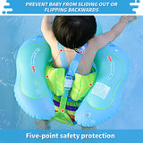 Baby Swimming Pool Float Sunscreen UPF 50+ UV Sun Non-inflatable Lying Ring Floating Ring With Sunshade Pump Underarm Ring Float