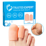 1 Pack（10pcs）Corns Toe Protective Sleeve Health Care Big Toe Guard Soft Silicone Breathable Health Care（Skin Color）Toe Cover